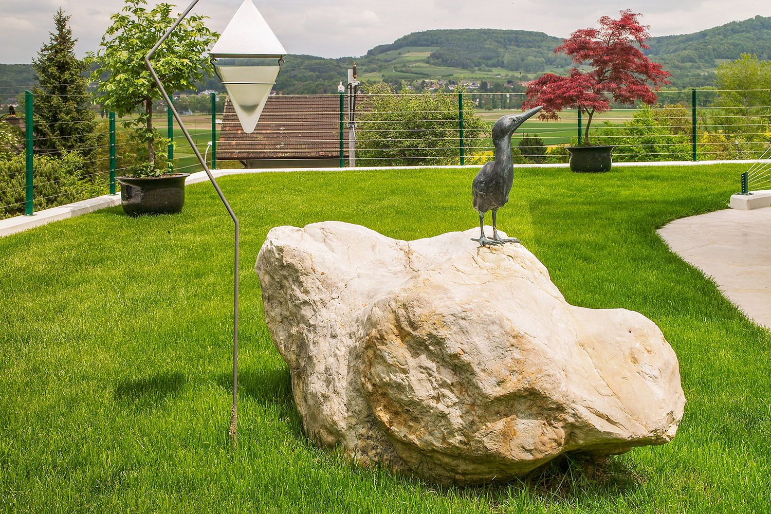 Gartengestaltung Ziersteine Findlinge Steinbruch Mellikon